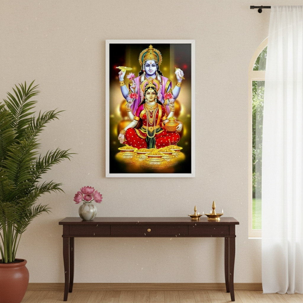 Quadro Decorativo Swami krishna - 70x50 cm