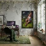 Quadro Decorativo Um Gnomo Uma Criatura Mitológica - 70x50cm