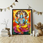Quadro Decorativo Vishnu - 70x50 cm