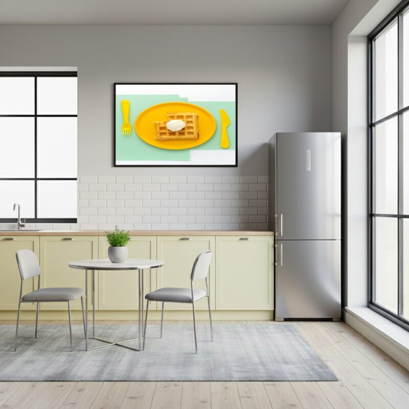 Quadro Decorativo Waffle - 50x70 cm