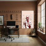 Quadro Decorativo Zé Pilintra no Jogo da Sorte - 70x50cm