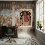 Quadro Decorativo Zeus O Deus do Céu - 70x50cm