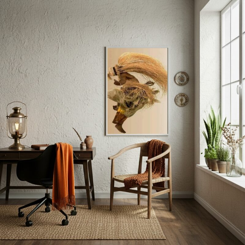 Quadro Fotografia Orixá Obaluaê - 70x50 cm