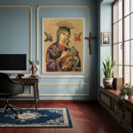 Quadro Nossa Senhora do Perpétuo Socorro - 70x50cm
