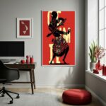 Quadro Poster Candomblé Ogum - 70x50 cm