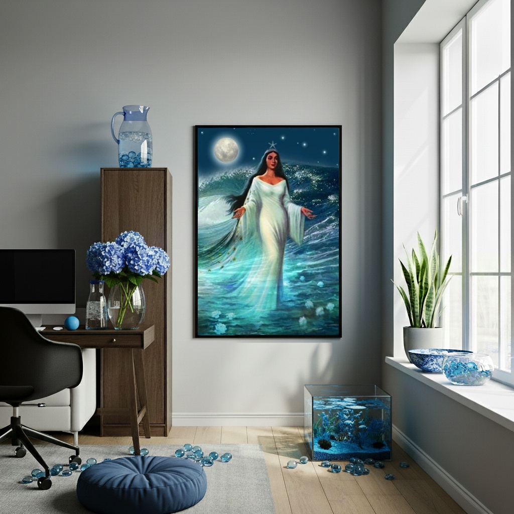 Quadro Umbanda Iemanjá - 70x50 cm