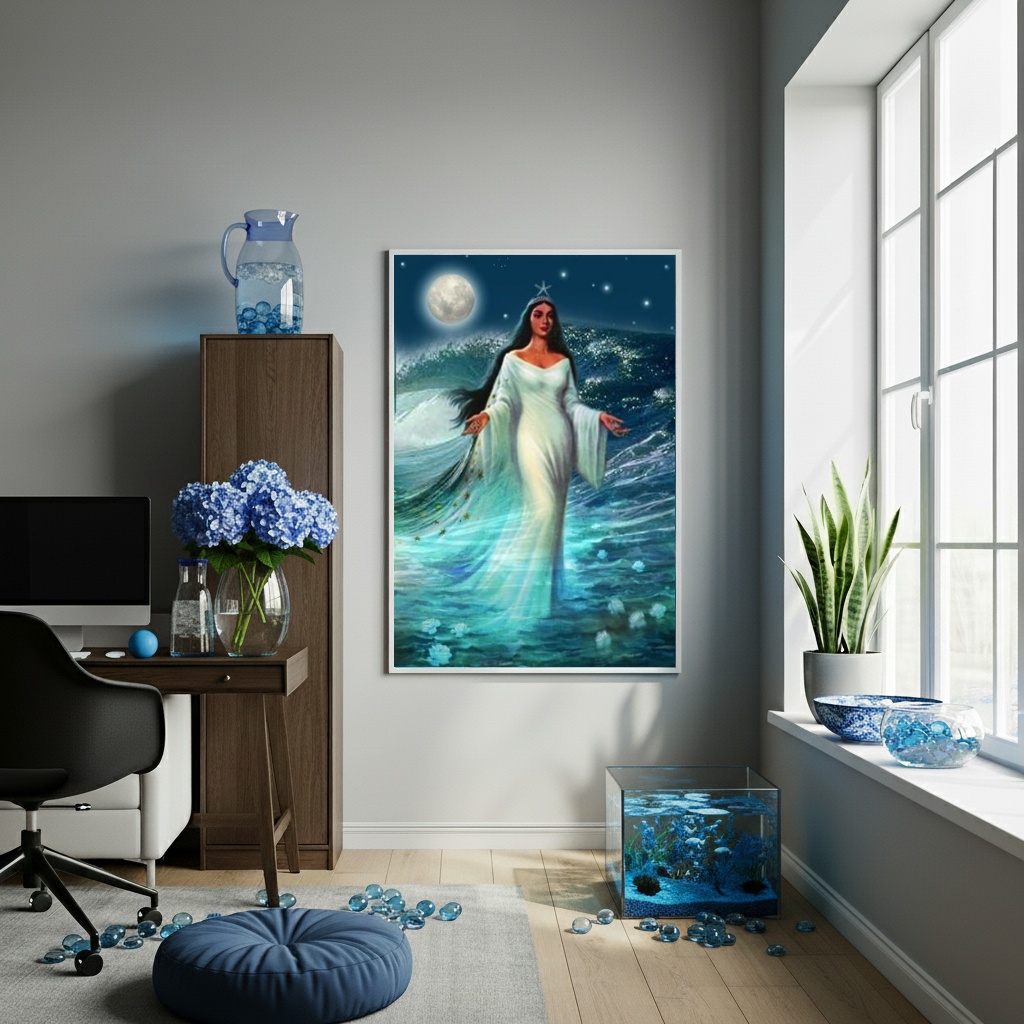 Quadro Umbanda Iemanjá - 70x50 cm