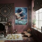 Quadro Vintage Cigana Cartomante - 70x50 cm