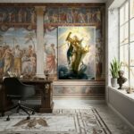 Quadro Apolo - Uma Divindade da Mitologia Grega - 70x50cm