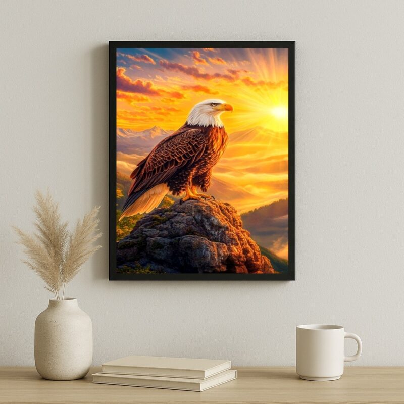 Quadro Arquétipo da Águia - Nascer do Sol