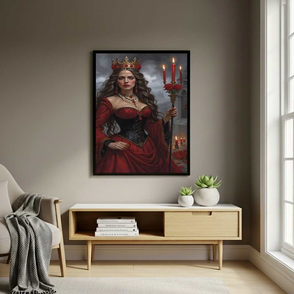 Quadro Arte de Maria Padilha Pomba Gira - 70x50cm