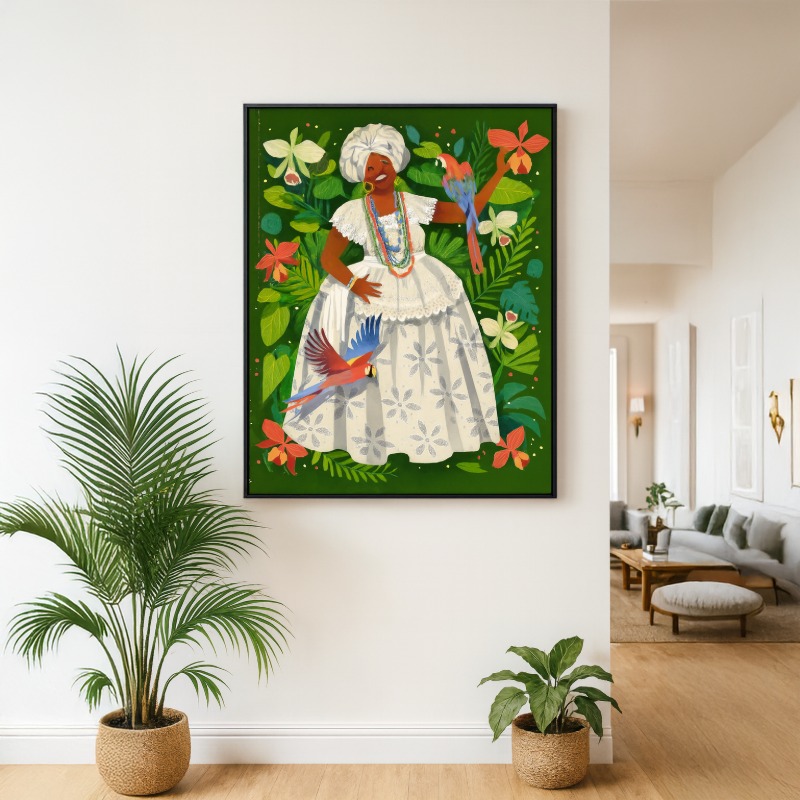 Quadro Canvas Arte Baiana
