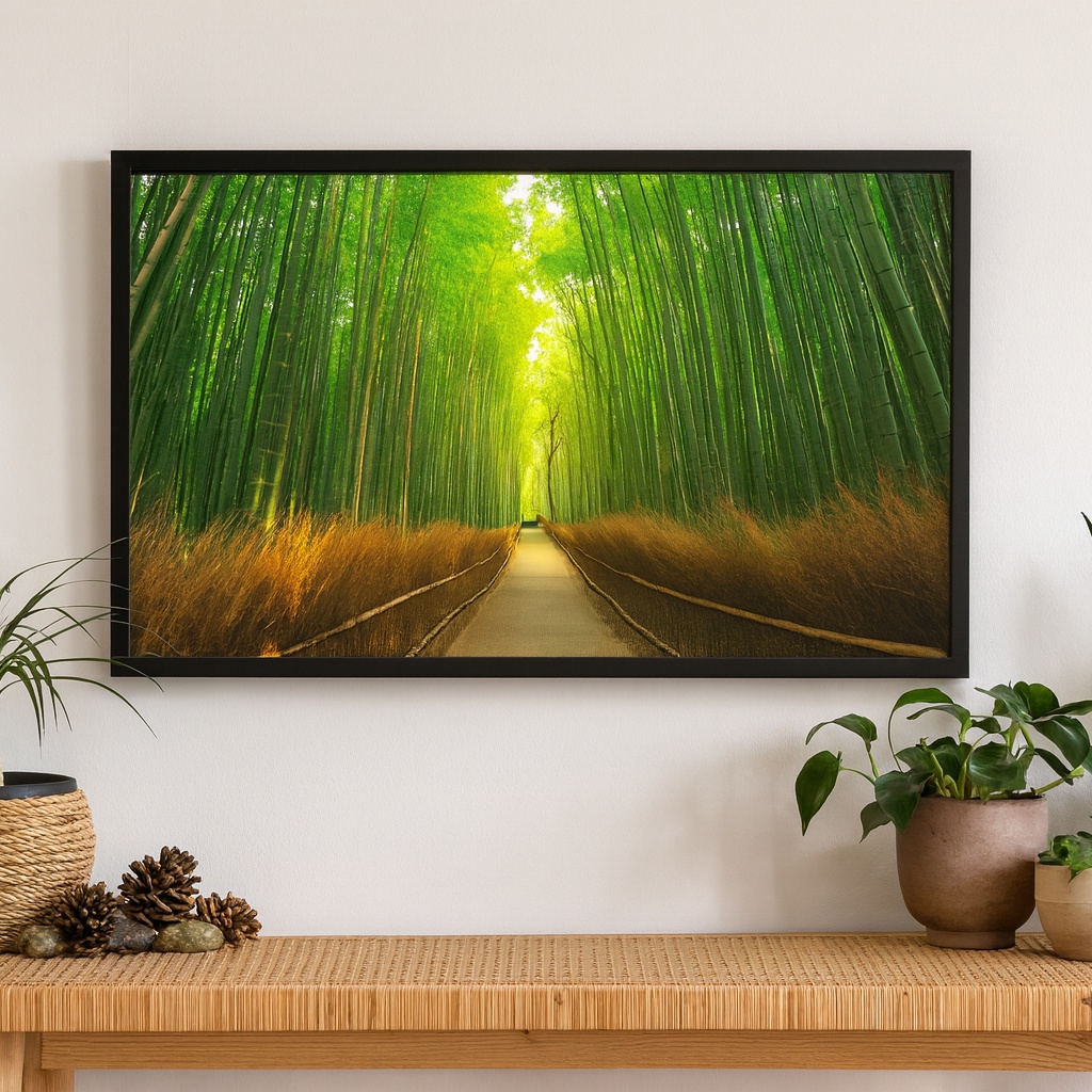 Quadro Canvas Caminho Em Meio a Natureza - Floresta - Imagem 4