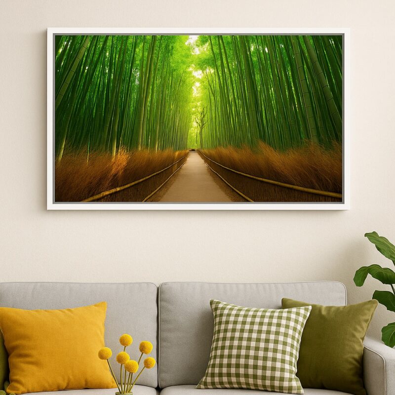 Quadro Canvas Caminho Em Meio a Natureza - Floresta