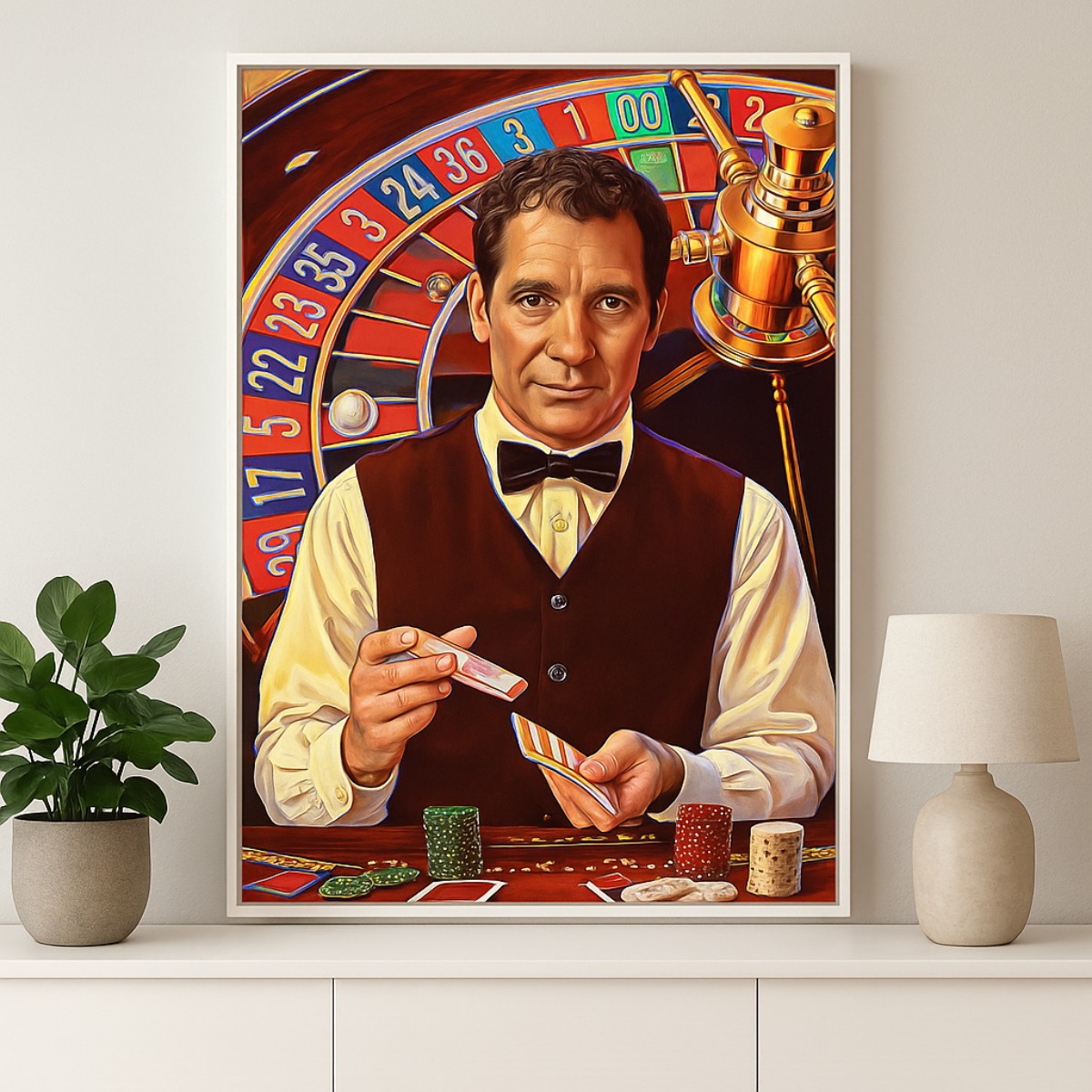 Quadro Canvas Cassino - Poker