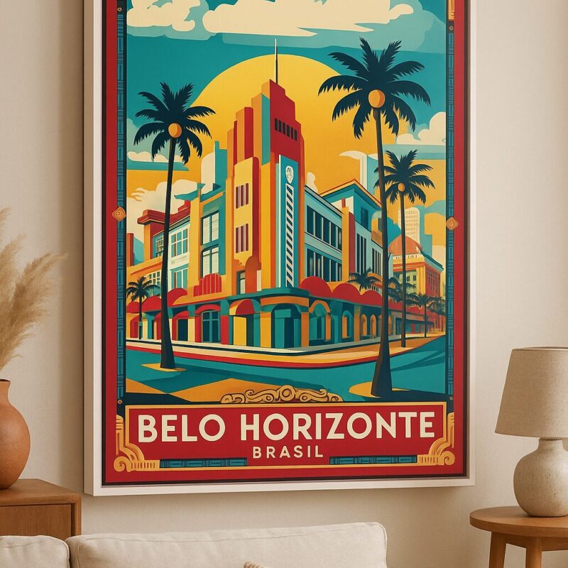 Quadro Canvas Cidade Belo Horizonte