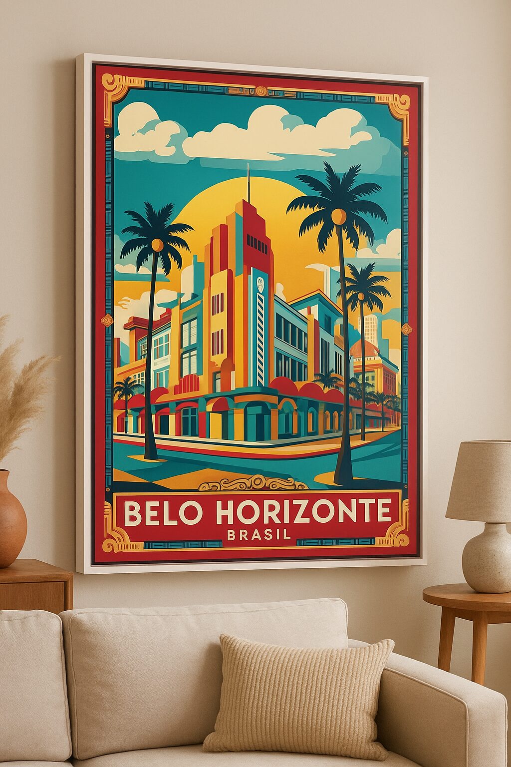 Quadro Canvas Cidade Belo Horizonte