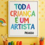 Quadro Canvas Criança Artista - Picasso