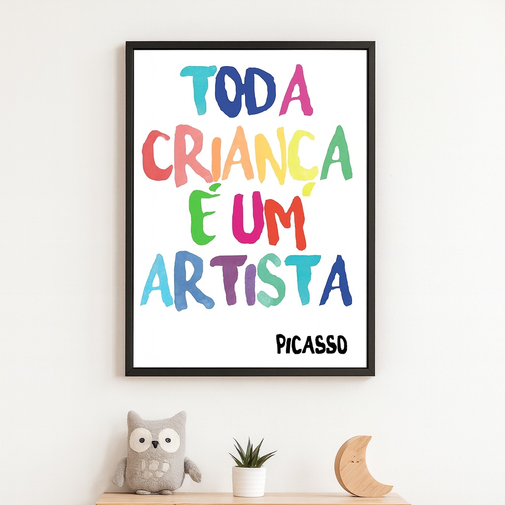 Quadro Canvas Criança Artista - Picasso - Imagem 4