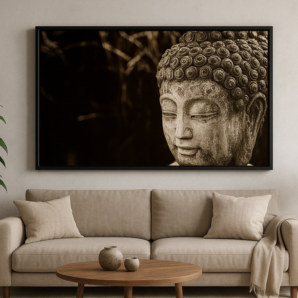 Quadro Canvas Horizontal Buda - Fotografia - Imagem 3
