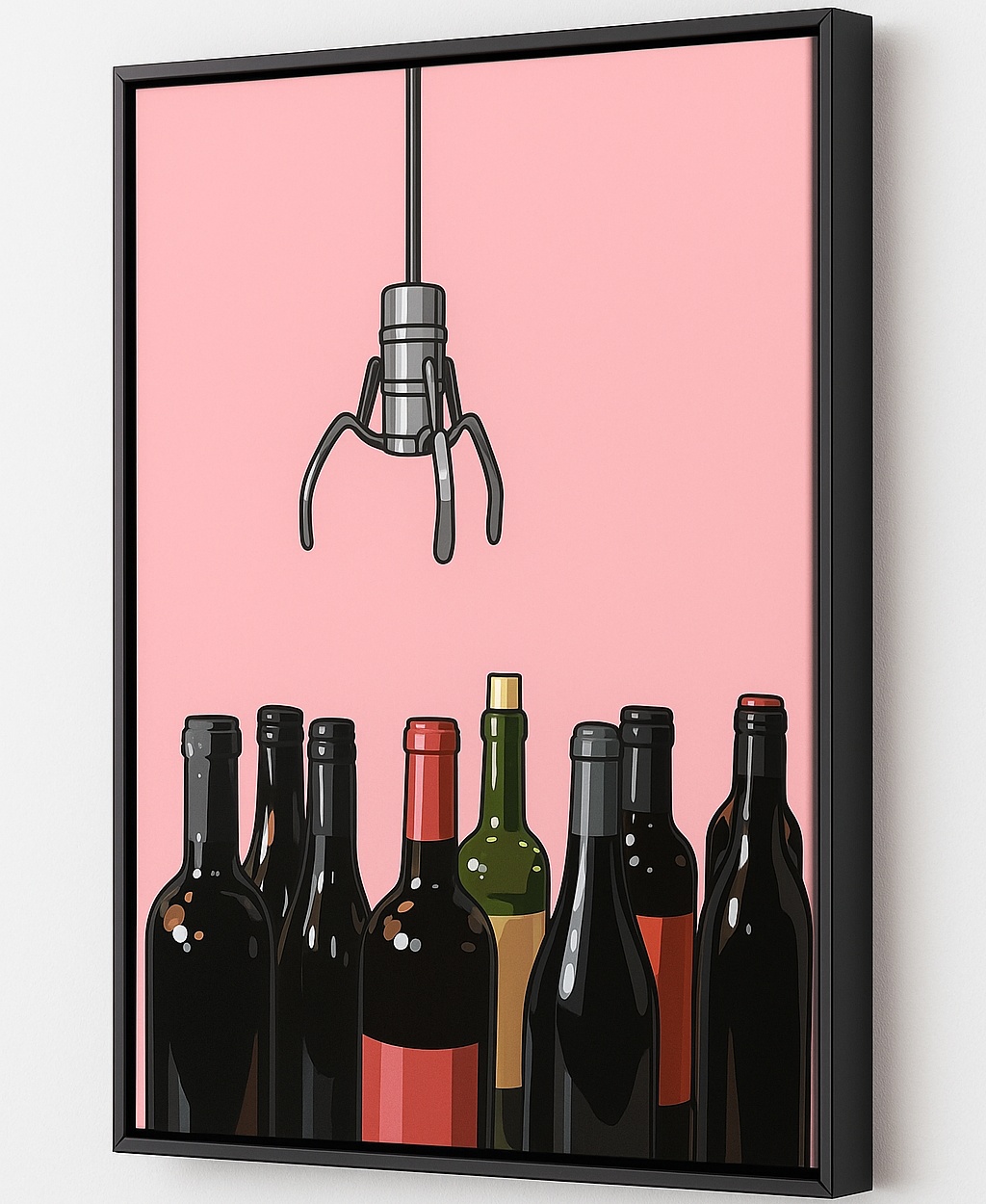 Quadro Canvas Máquina Pegar Vinho - Imagem 4