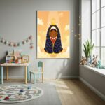 Quadro Decorativo A Luz de N. S. Aparecida - 70x50cm