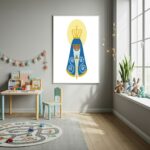Quadro Decorativo A Proteção de N. S. Aparecida - 70x50cm