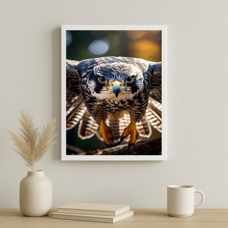 Quadro Decorativo Arquétipo Falcão Peregrino