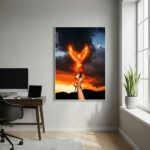 Quadro Decorativo Arquétipo da Fênix - 70x50cm
