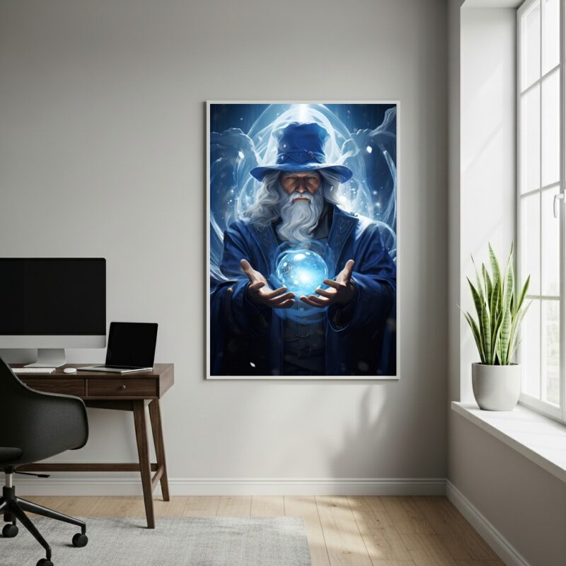 Quadro Decorativo Arquétipo do Mago - 70x50cm