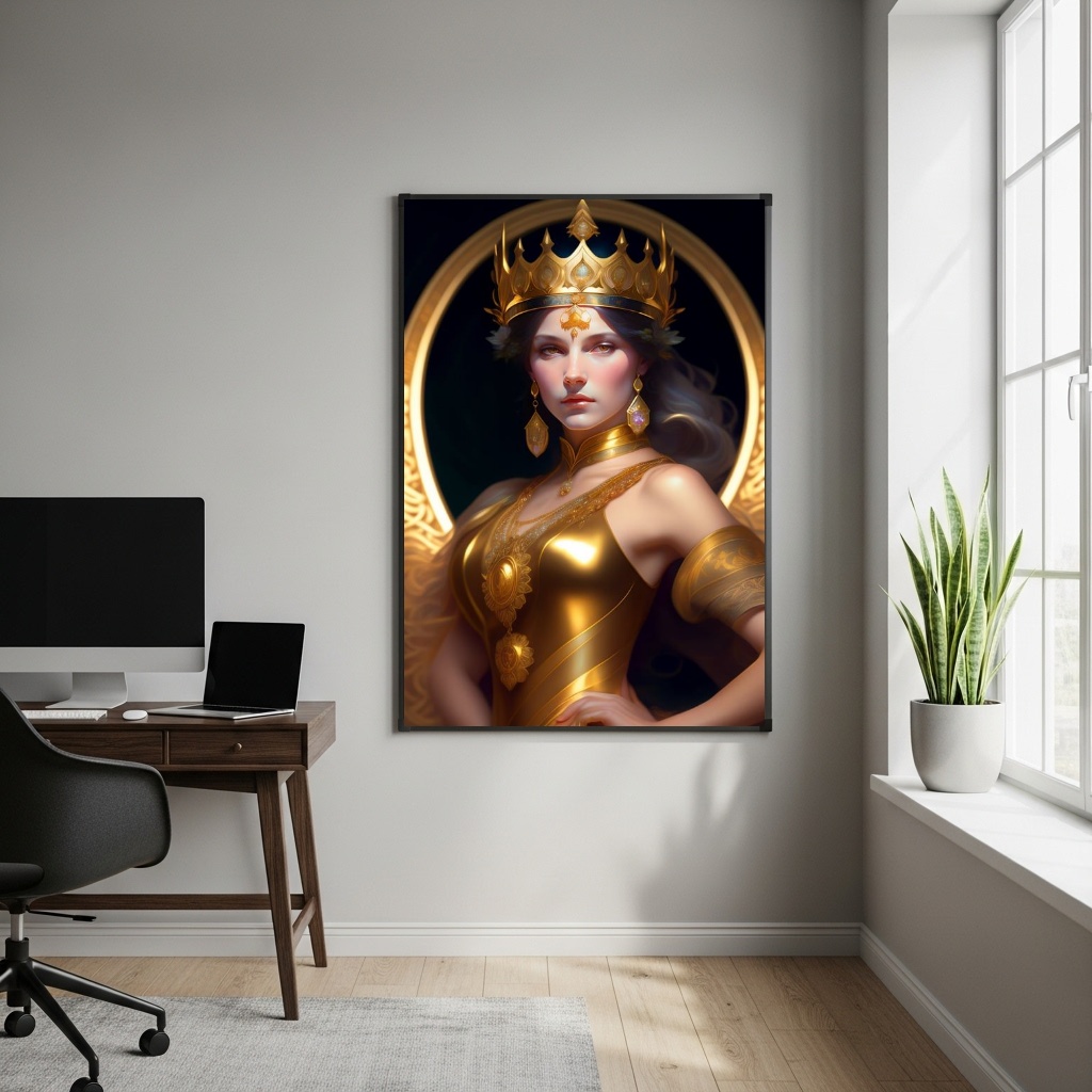 Quadro Decorativo Arte Arquétipo da Imperatriz - 70x50cm