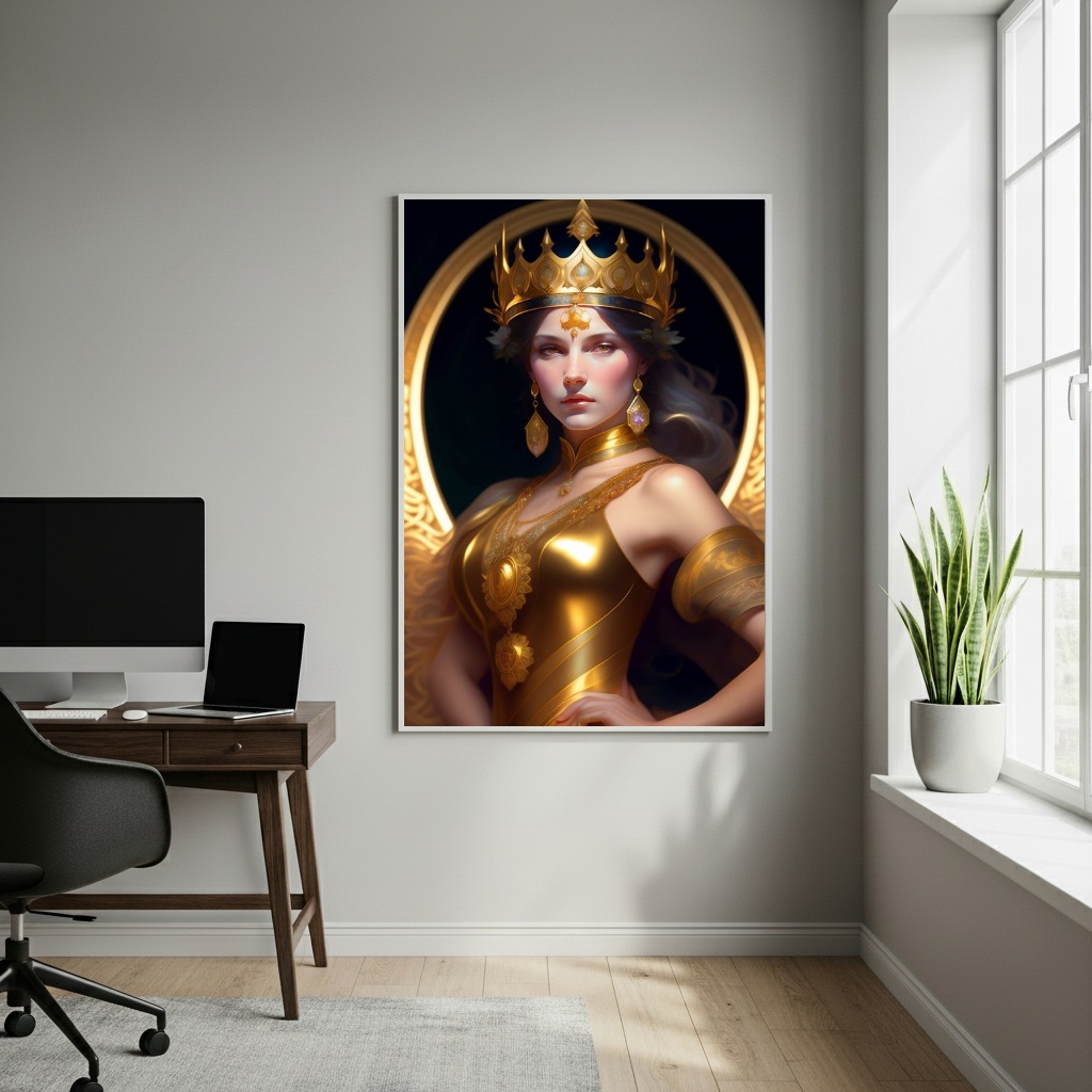 Quadro Decorativo Arte Arquétipo da Imperatriz - 70x50cm