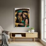 Quadro Decorativo Arte Casal de Ciganos - 70x50cm