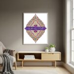 Quadro Decorativo Arte Judaica Shalom - 70x50cm