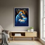 Quadro Decorativo Arte Moderna da Sagrada Família - 70x50cm