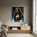 Quadro Decorativo Arte de Santa Sara Kali - 70x50cm