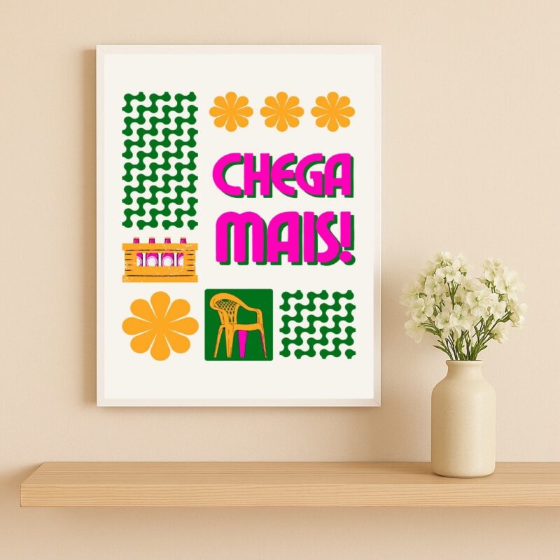 Quadro Decorativo Boteco - Chega Mais