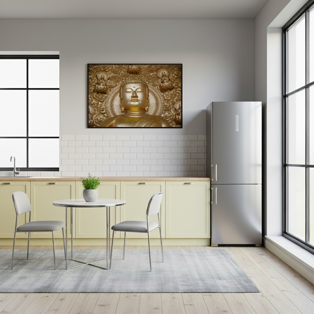 Quadro Decorativo Buda O Desperto - 50x70cm