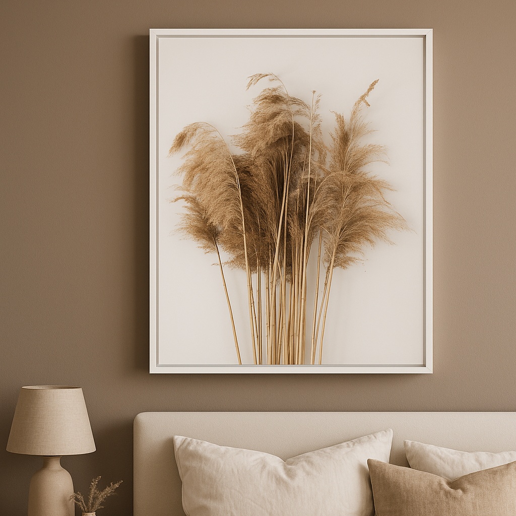 Quadro Decorativo Canvas Folhagens Secas