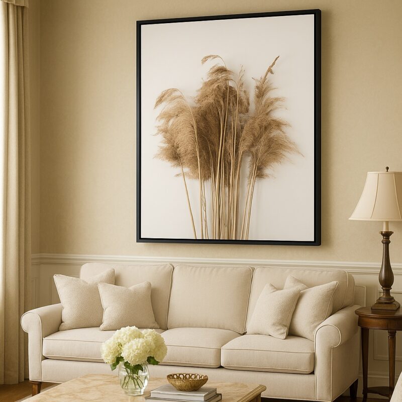 Quadro Decorativo Canvas Folhagens Secas