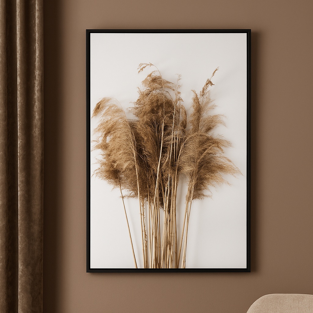 Quadro Decorativo Canvas Folhagens Secas - Imagem 6