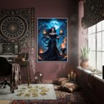 Quadro Decorativo Cigana da Lua - 70x50cm