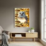 Quadro Decorativo Coruja - Arquétipo de Sabedoria - 70x50cm