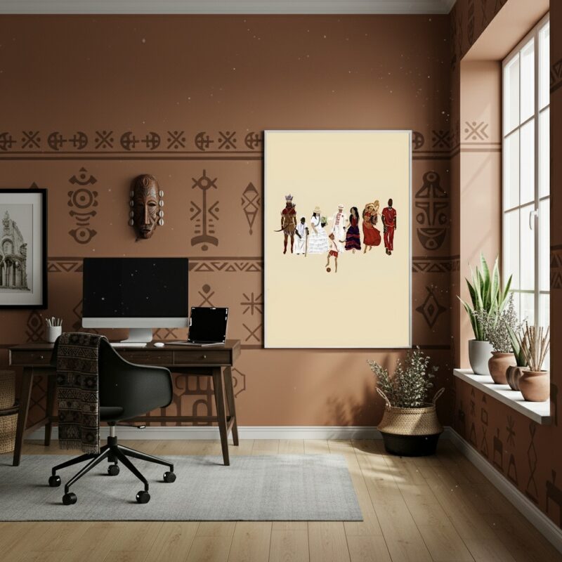 Quadro Decorativo Diversos Orixás - 70x50cm