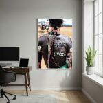 Quadro Decorativo Exu Abre os Caminhos Mas... - 70x50cm