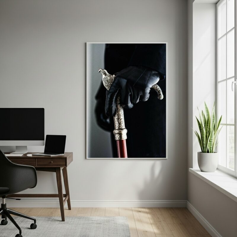 Quadro Decorativo Exu Meia Noite - 70x50cm