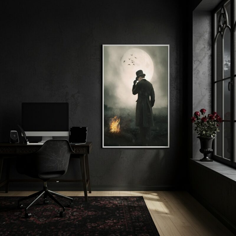Quadro Decorativo Exú Rei das Sete Encruzilhadas - 70x50cm