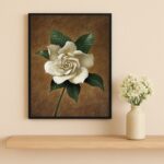 Quadro Decorativo Flor Gardênia