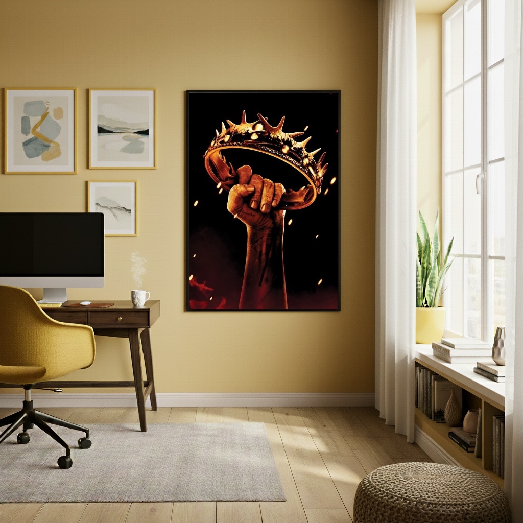 Quadro Decorativo Game Of Thrones - 70x50cm