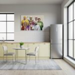 Quadro Decorativo Grande Fraternidade Branca - 50x70cm